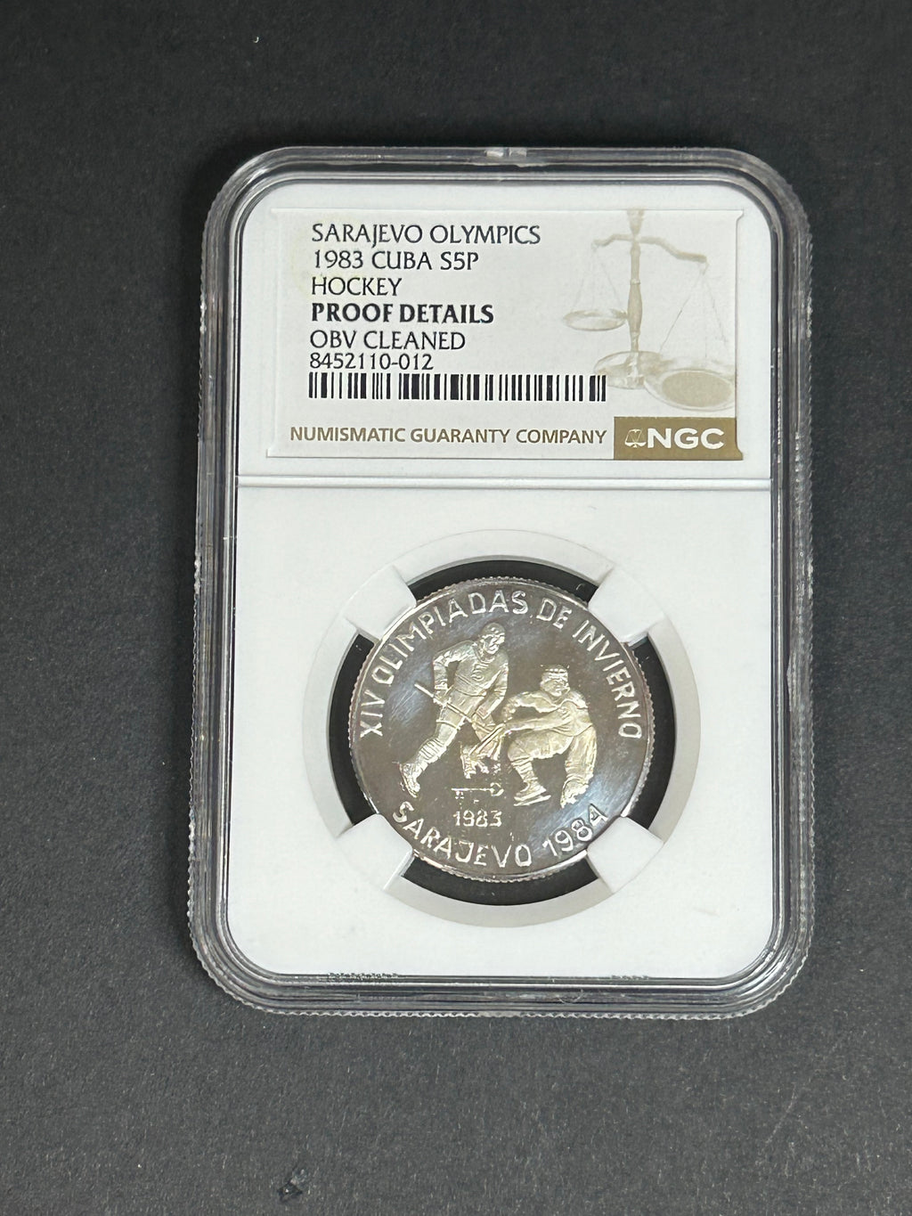 1983 5 Peso PROOF DETAILS NGC