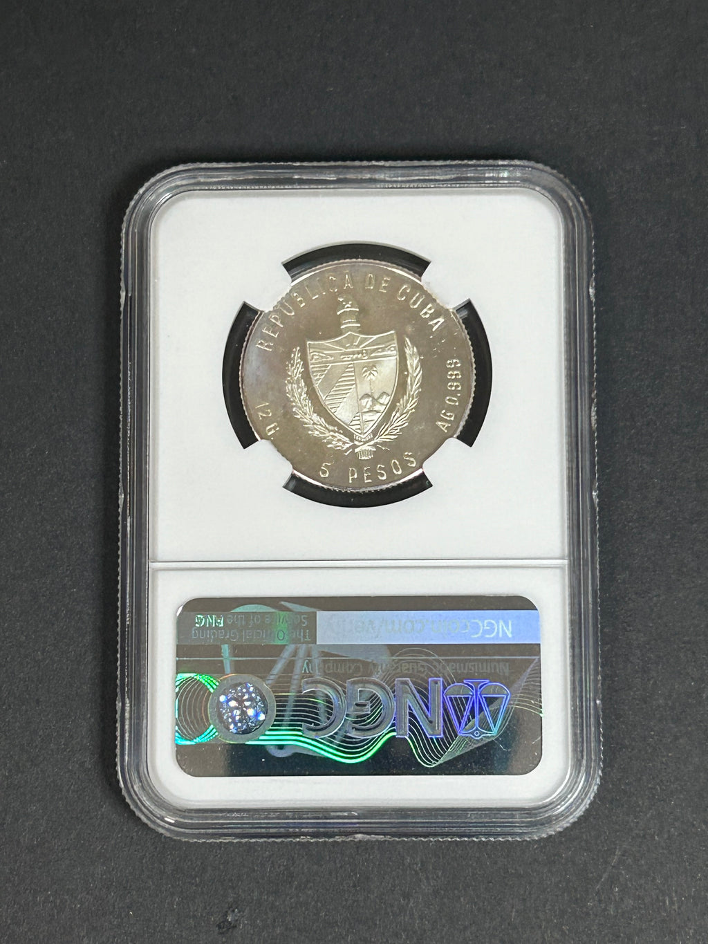 1983 5 Peso PROOF DETAILS NGC