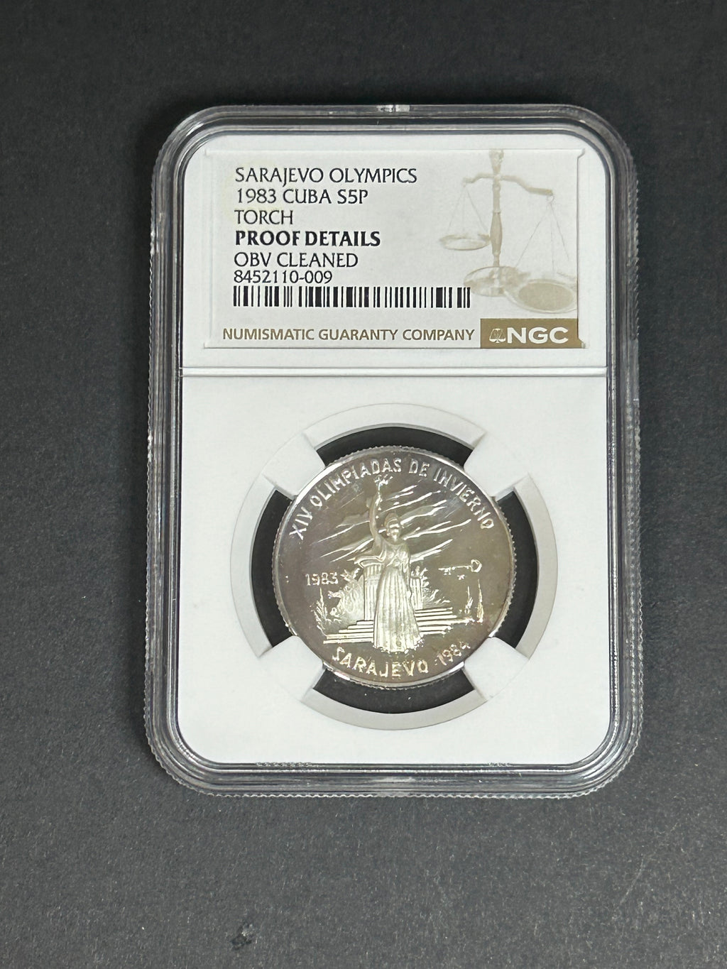 1983 5 Peso PROOF DETAILS NGC