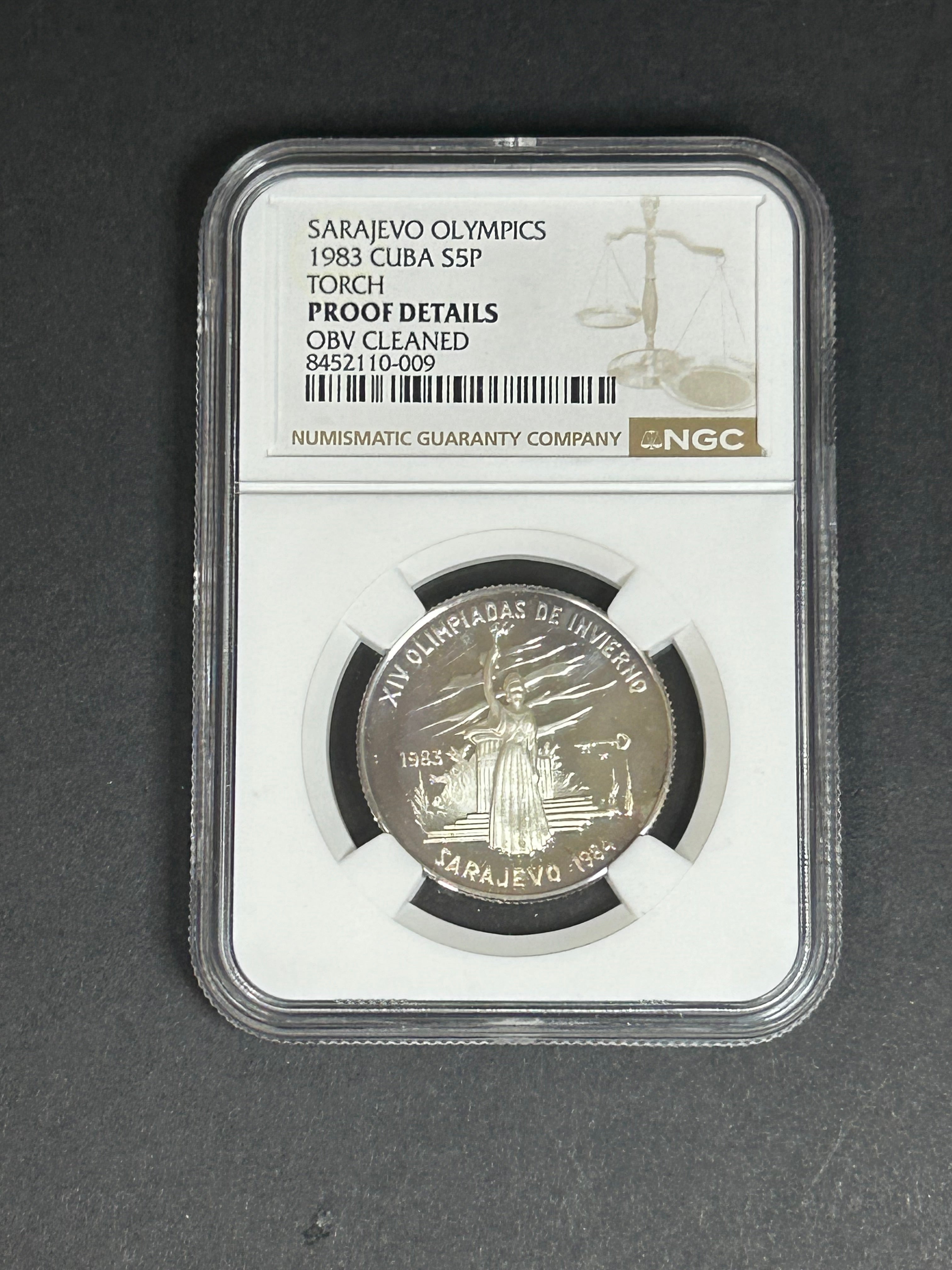 1983 5 Peso PROOF DETAILS NGC