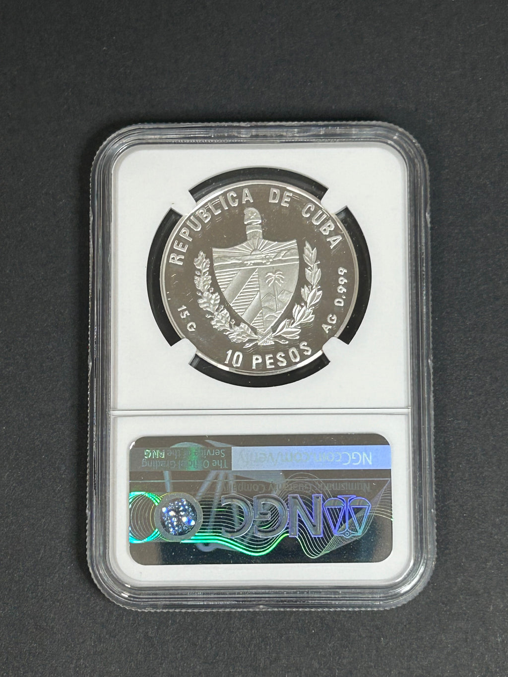 1997 10 Peso PF68 NGC Statue of Jupiter