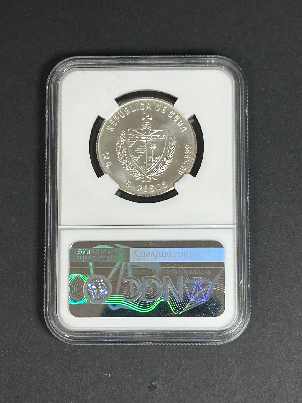 1981 5 Peso MS67 NGC FLORA-AZAHAR