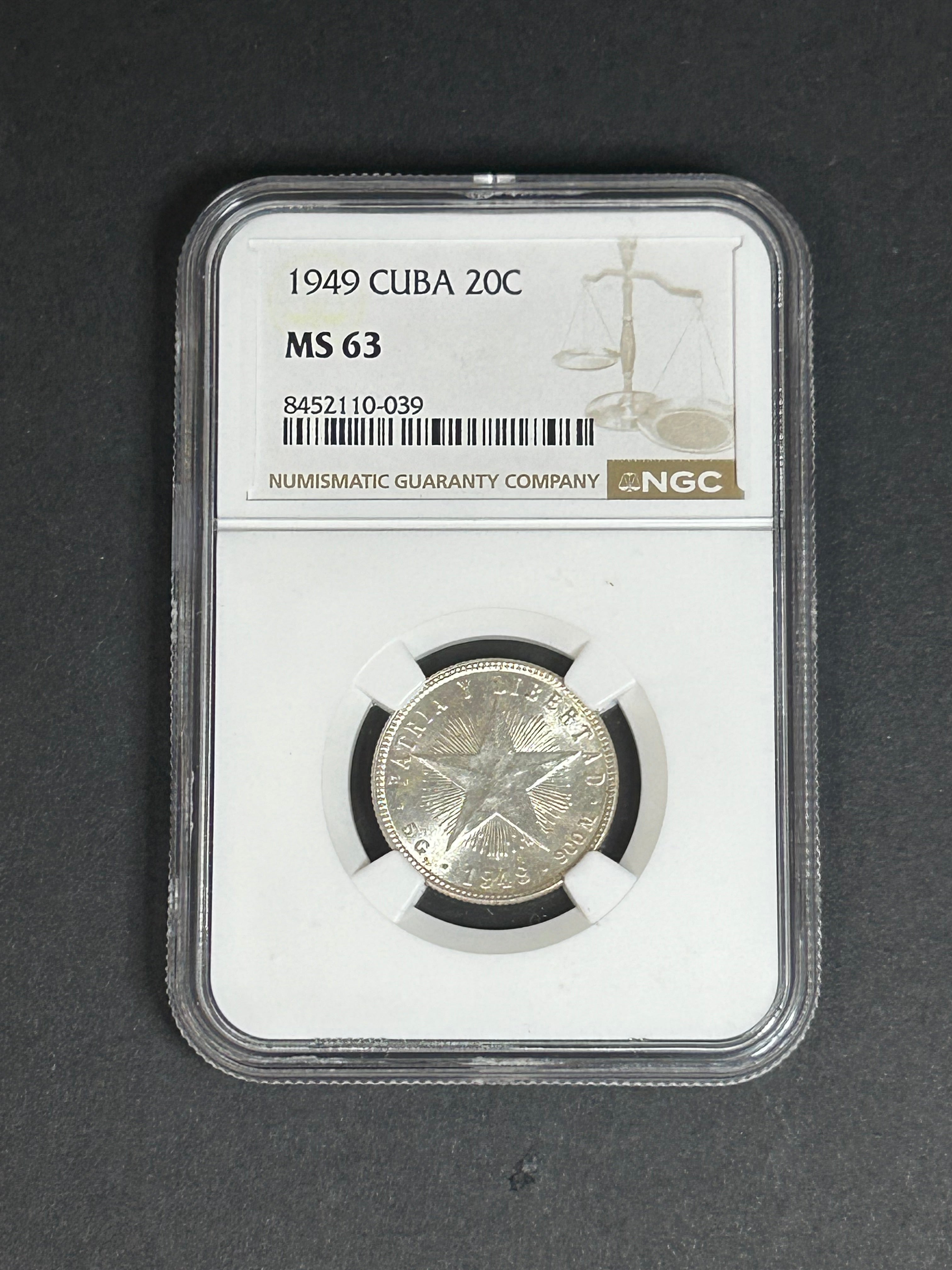 1949 20C MS 63 NGC