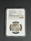 1984 5 Peso MS68 NGC Transportation