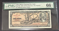 1956 1O Peso PMG 66 EPQ TOP POP