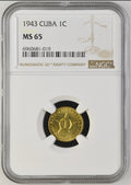 1943 1C MS65 NGC