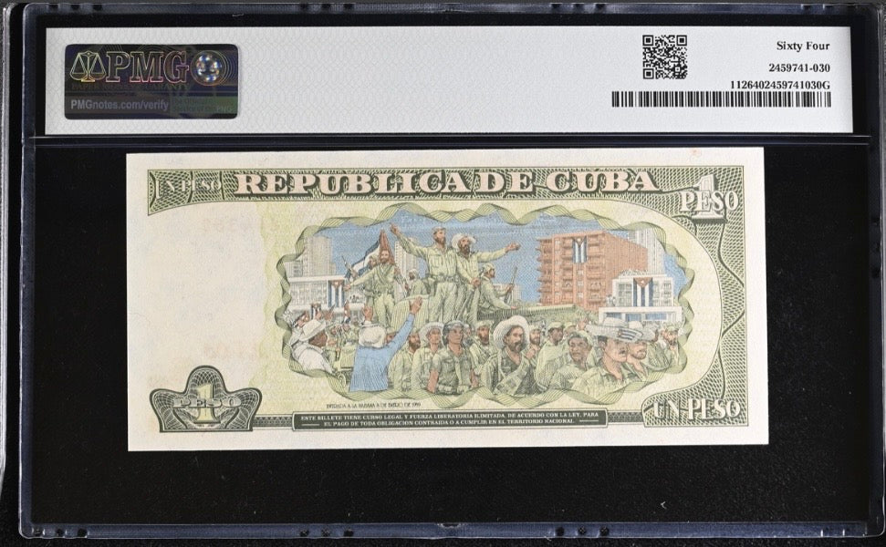 1995 1 Peso PMG 64